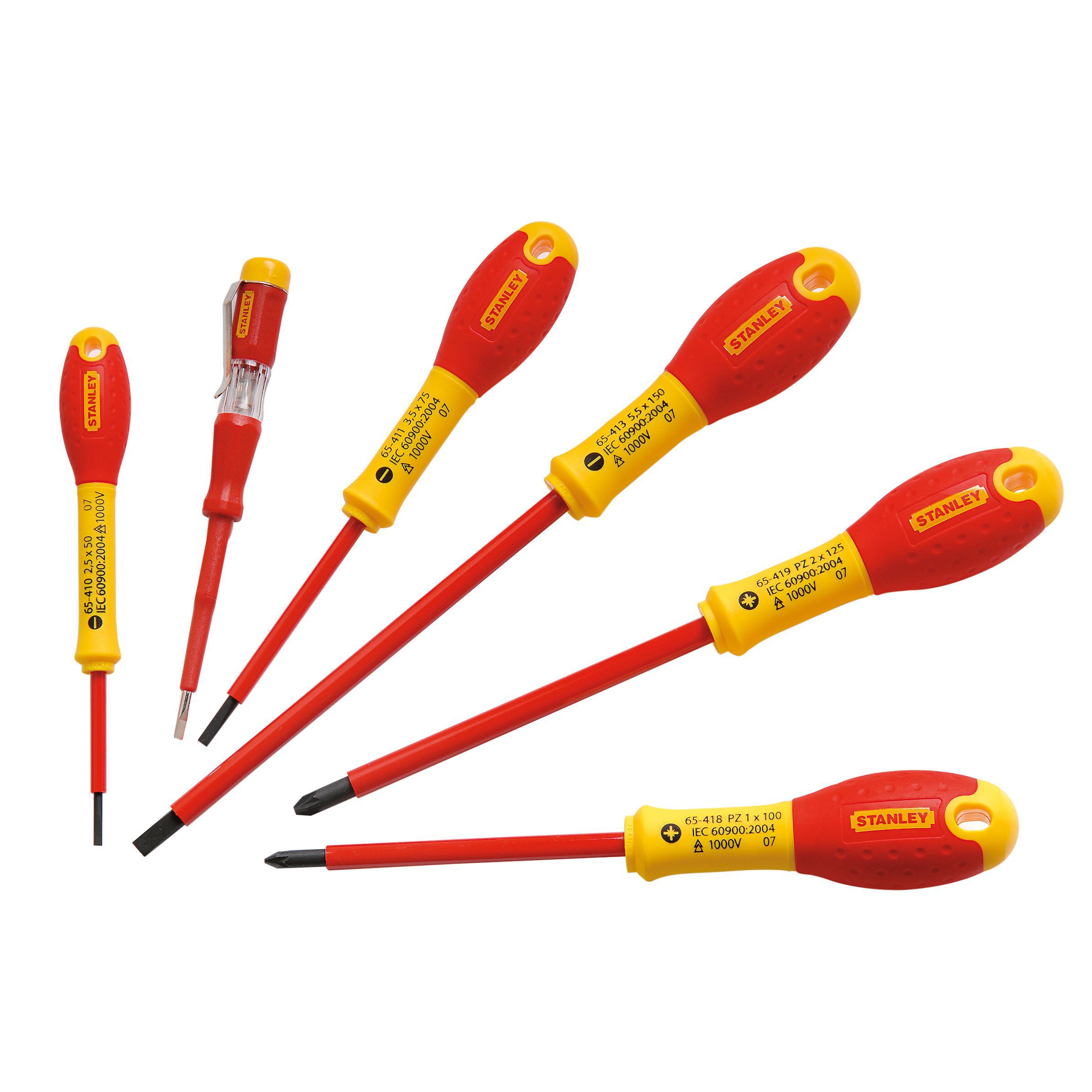 Stanley Screwdriver set Mixed Screwdriver set DIY at B&Q