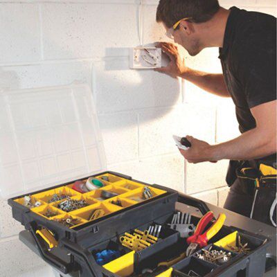 Stanley Sort Master Light Tool Organizer, 10 Compartments