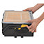 Stanley Sortmaster Black Organiser with 16 compartment