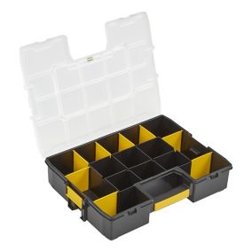 Stanley Sortmaster Black & yellow 15 compartment Tool organiser