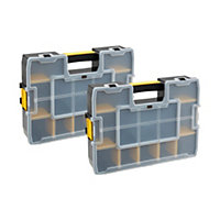 Stanley Sortmaster Black & yellow Organiser with 7 compartment
