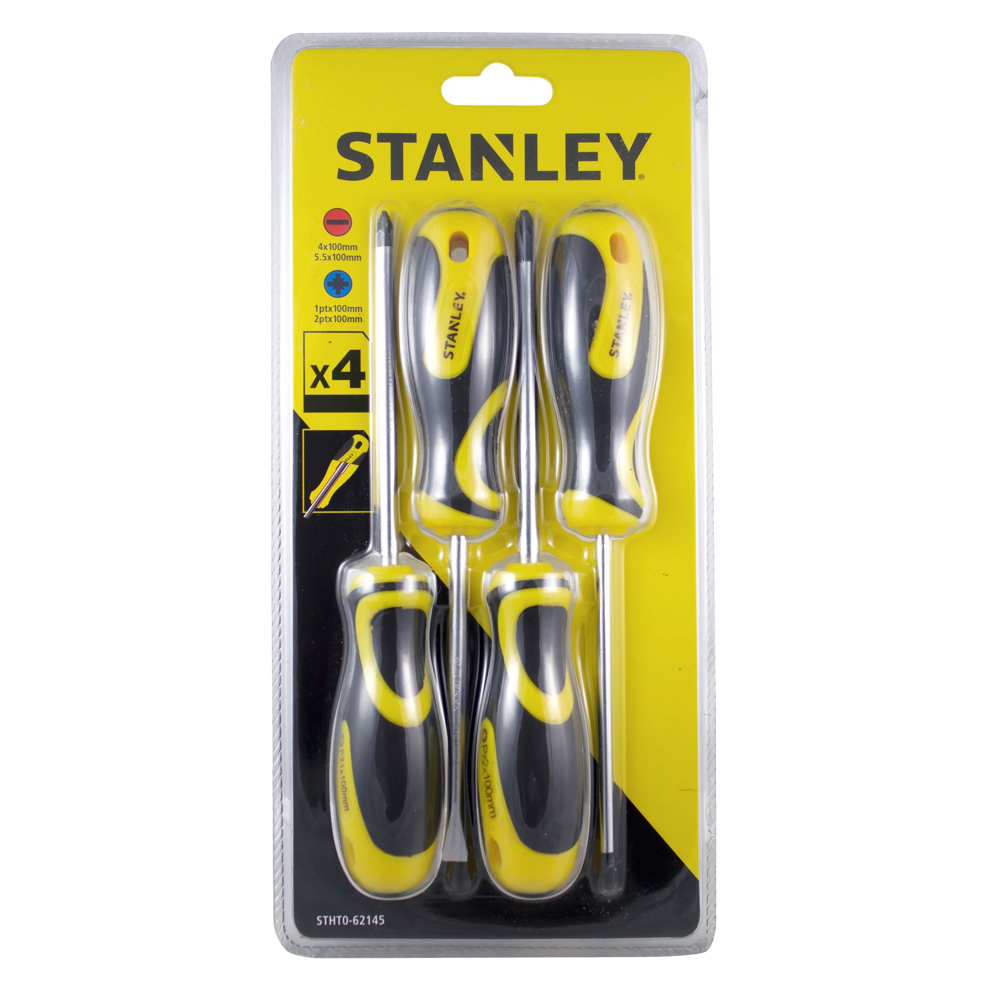 Stanley Standard Mixed Screwdriver set (4 piece) - STHT0-62145