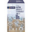 Starburst 400 White LED String lights Clear & silver cable