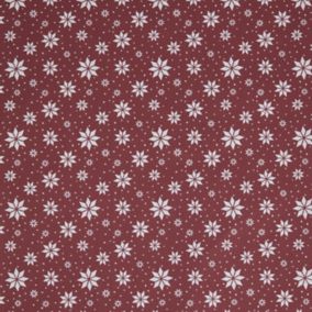 Stars & snow Christmas wrapping paper 4m