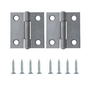 Steel Butt Door hinge NO84 (L)38mm (W)38mm, Pack of 2