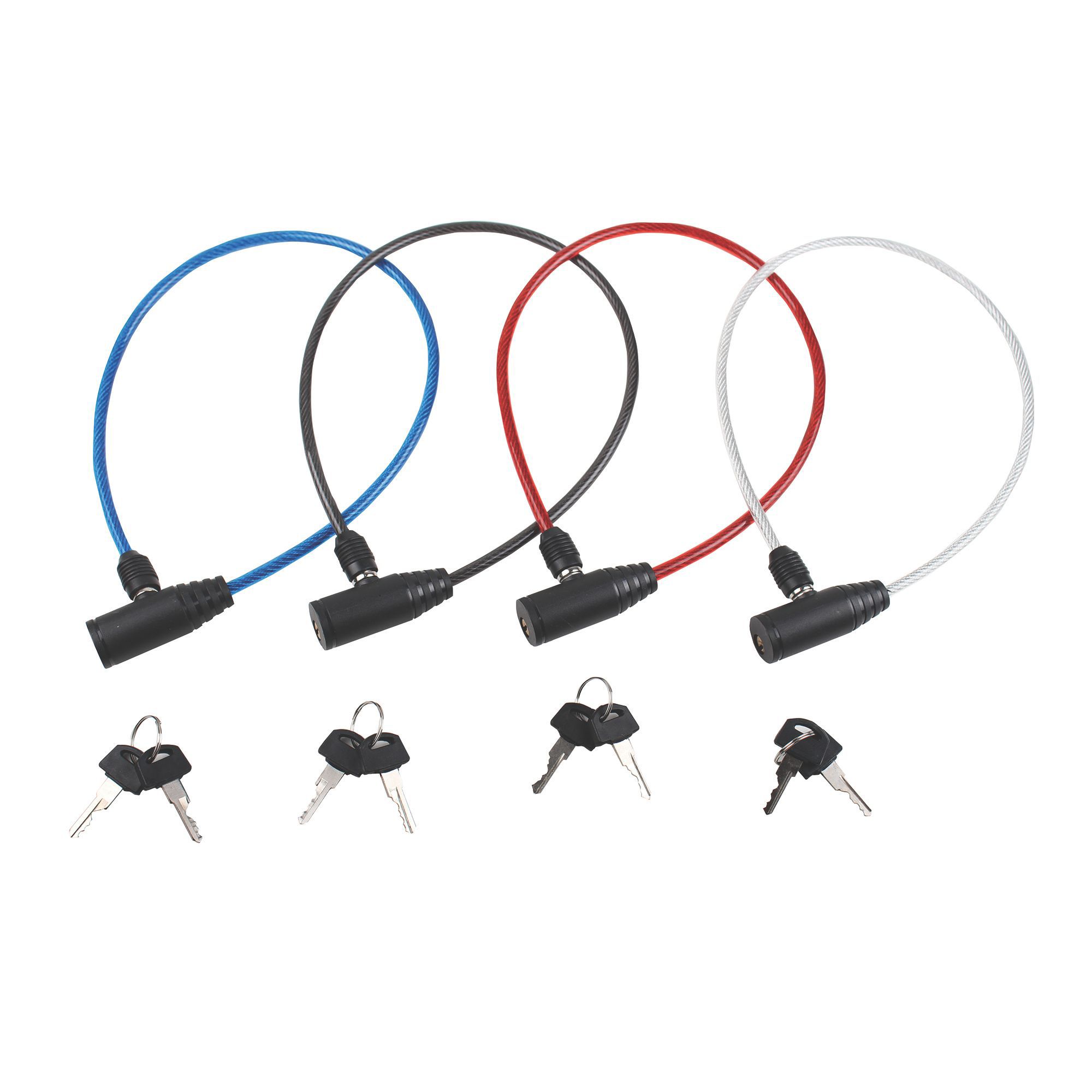 Steel Cable lock (L)0.55m (Dia)6mm