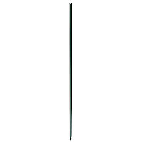Steel Dark green T-shape Fence post (H)1.5m (W)30mm