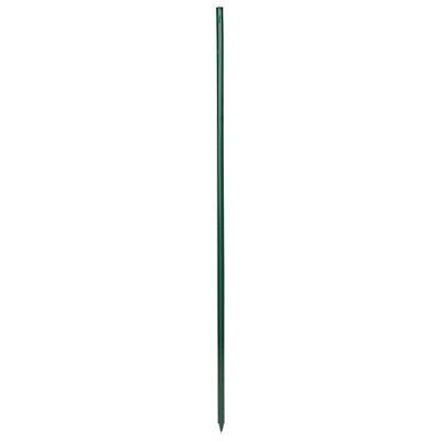 Steel Dark green T-shape Fence post (H)1.75m (W)30mm