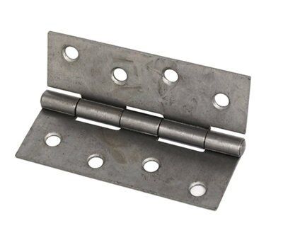 Steel Fixed pin Door hinge 14580 (L)101mm (W)72mm, Pack of 20