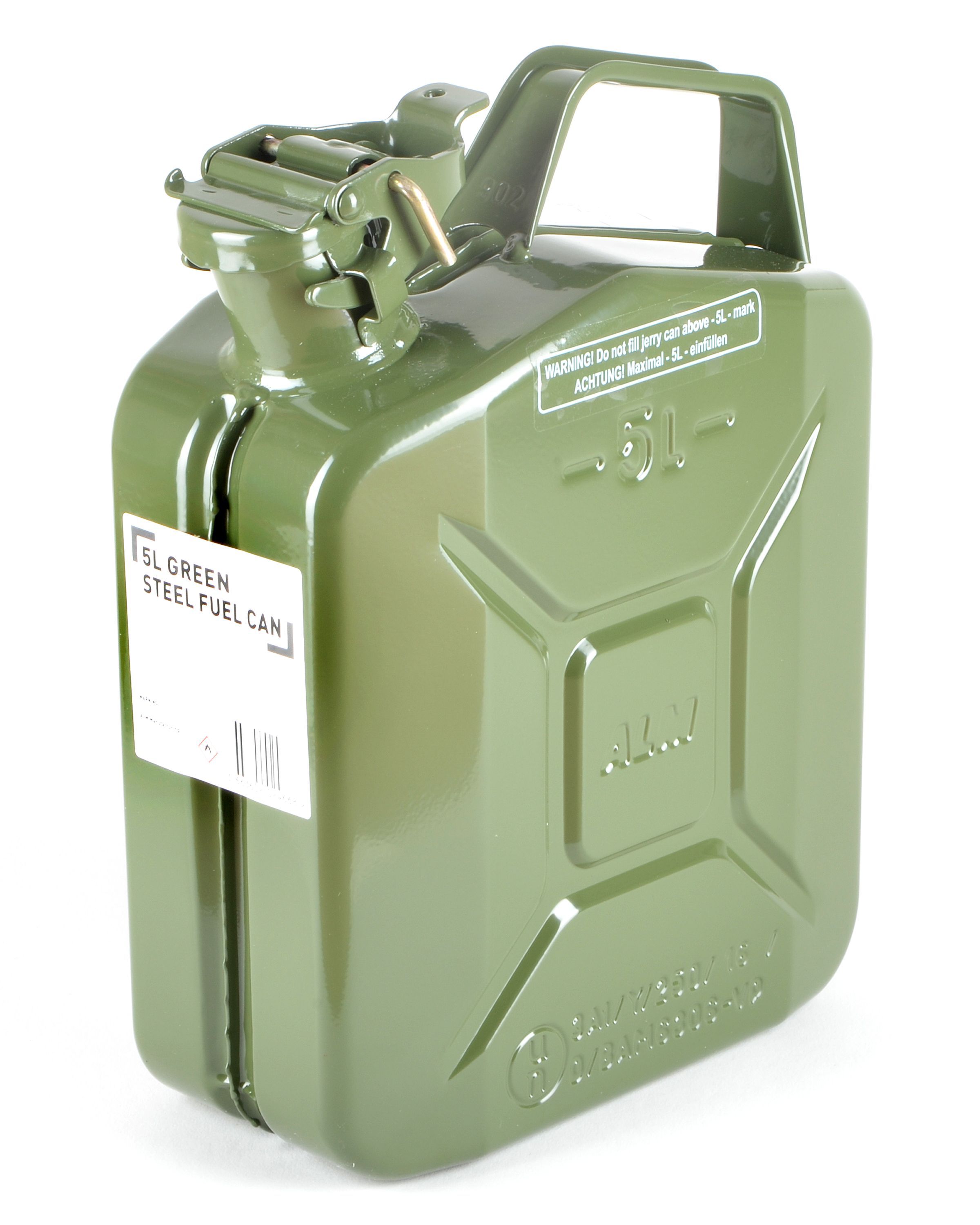 Steel Petrol Fuel can, 5L