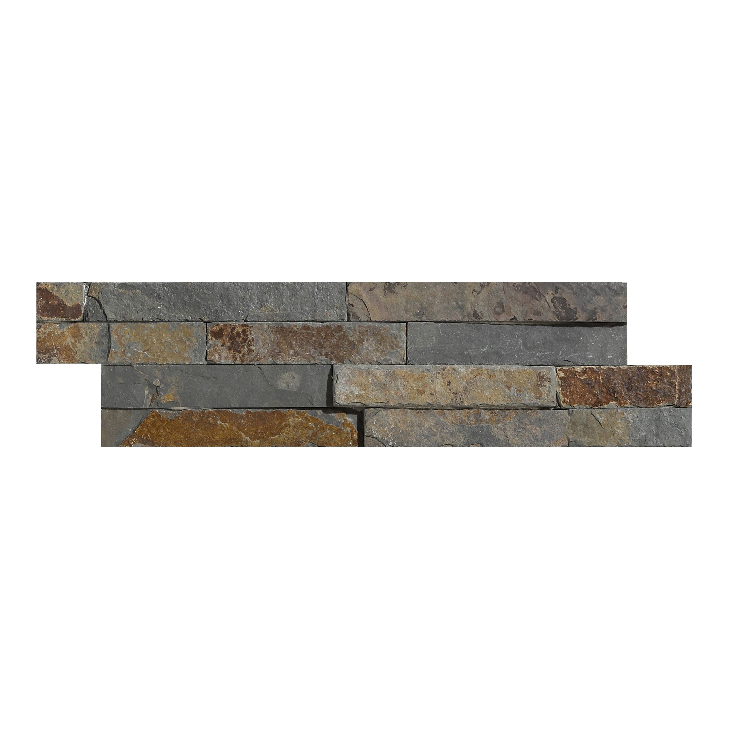 Stegu Splitface Multicolour Matt Patterned Textured Natural stone Indoor & outdoor Wall Tile