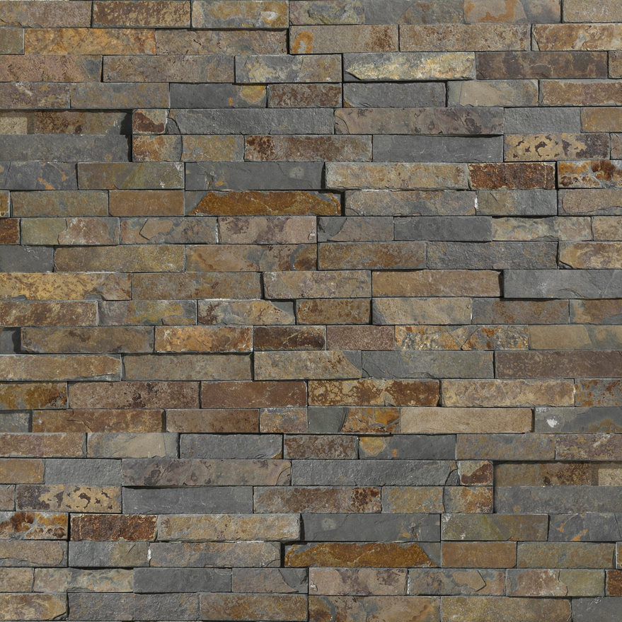 Stegu Splitface Multicolour Matt Patterned Textured Natural stone Indoor & outdoor Wall Tile - 5
