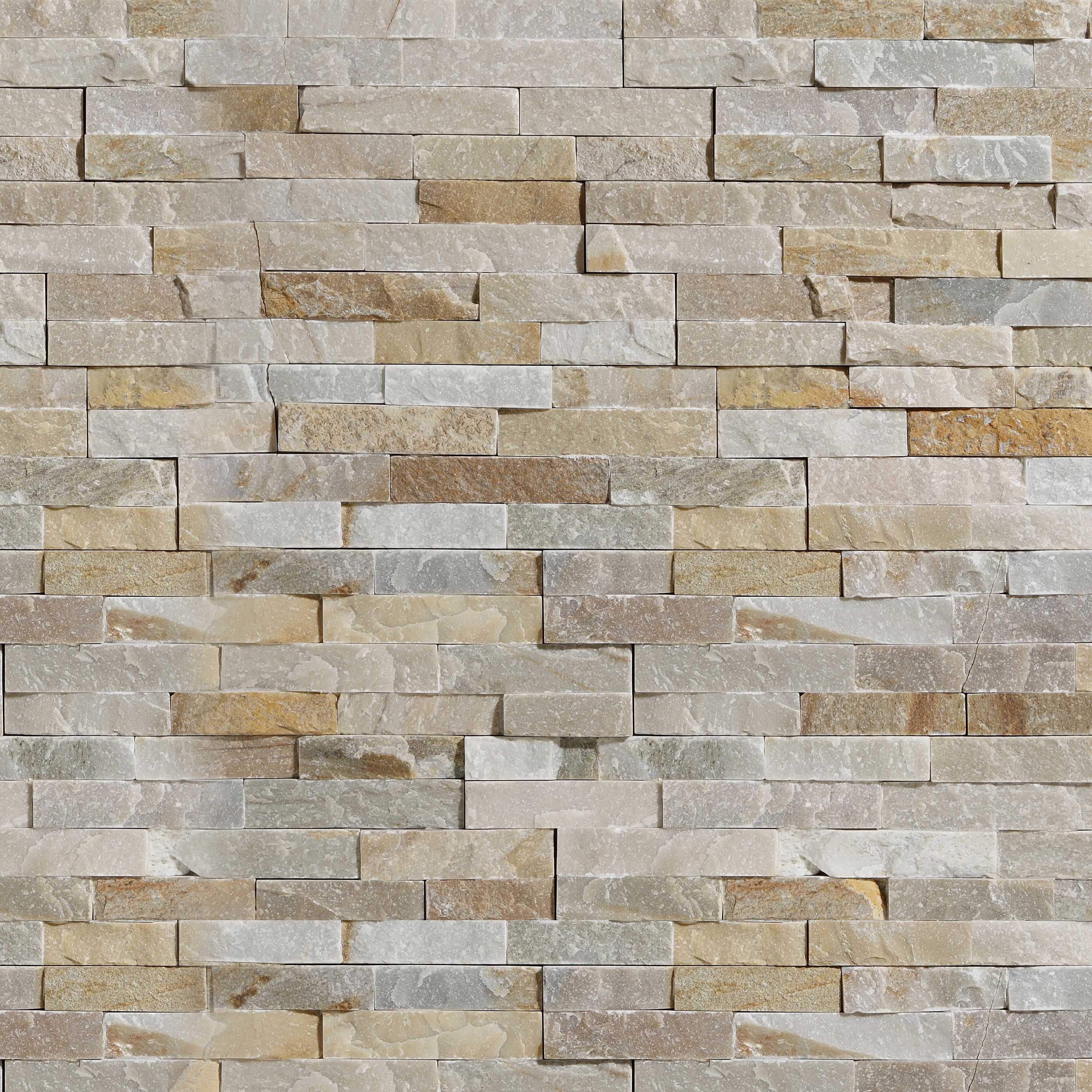 Stegu Splitface Multicolour Patterned Natural stone Outdoor Wall Tile - 5