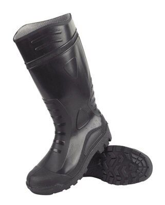 Sterling Black Wellington boots Size 12 DIY at B Q