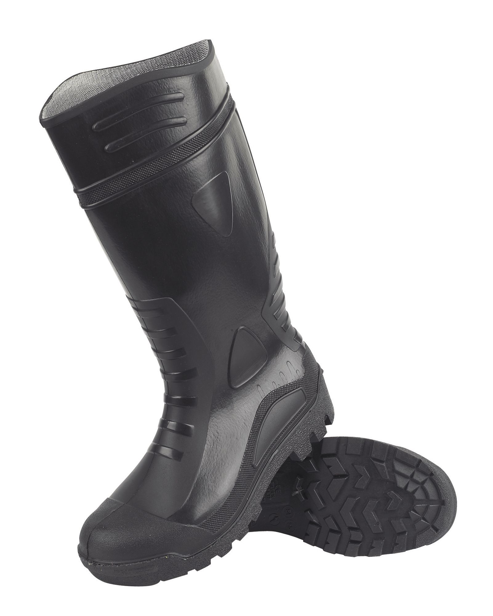 Sterling Steel Black Safety wellingtons Size 9 DIY at B Q