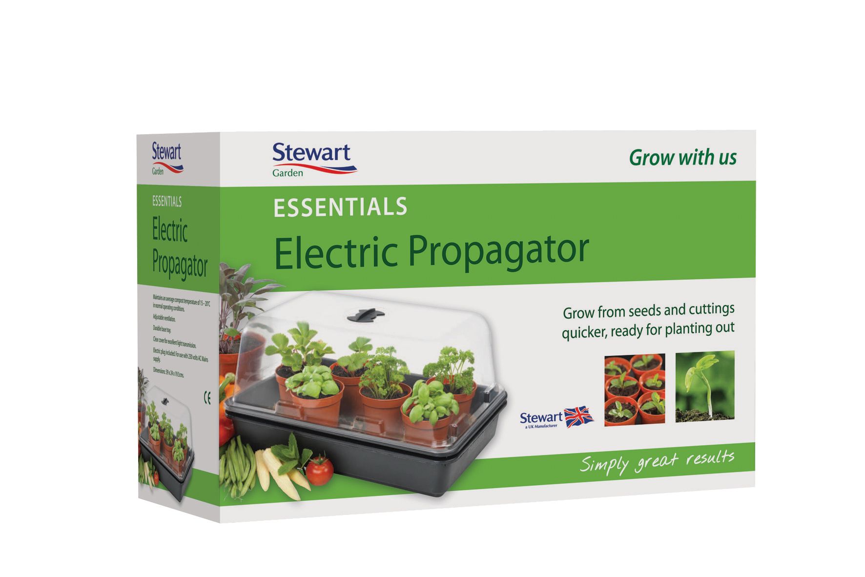 Stewart Heated Propagator 38cm