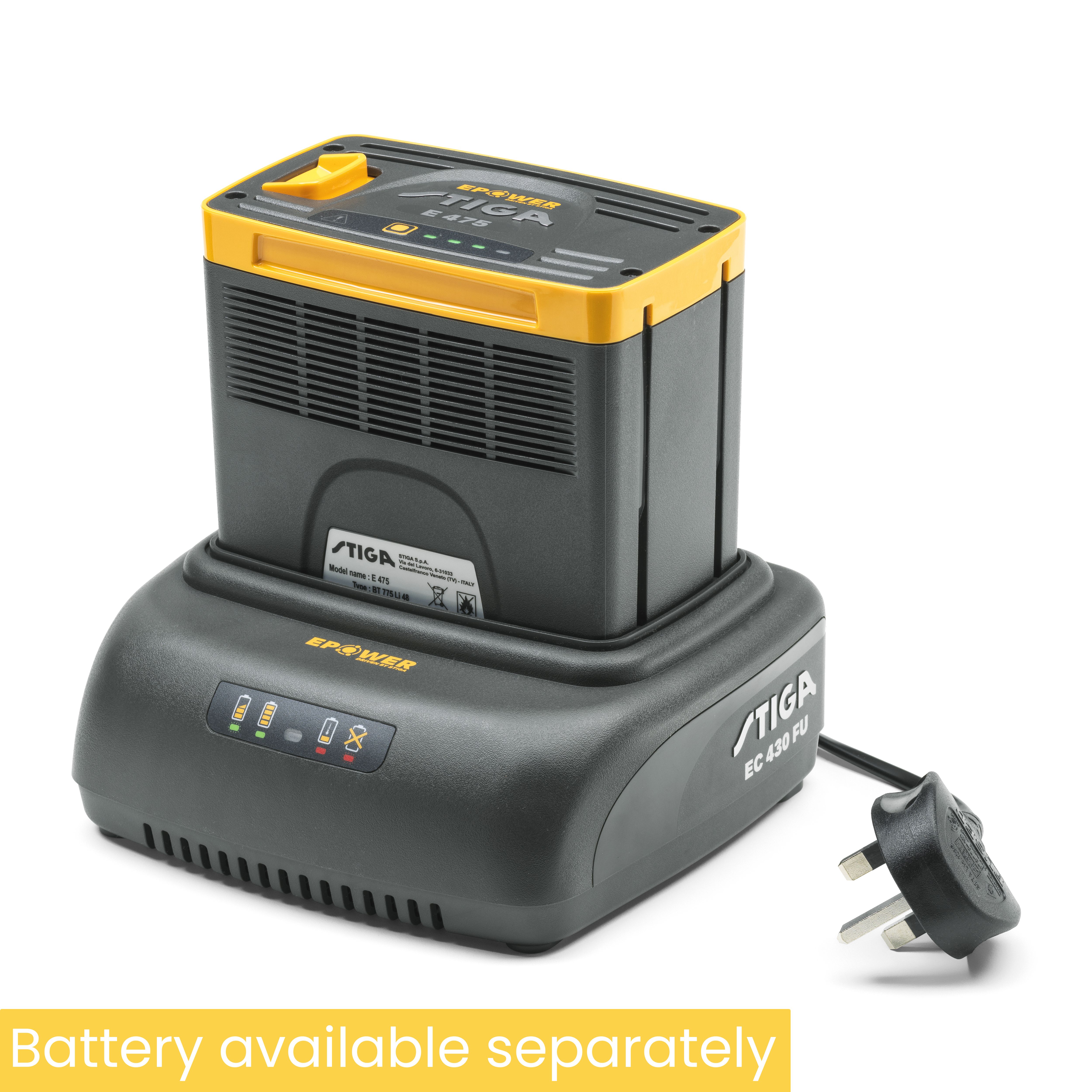 Stiga 220-240V ePower 3A Li-ion Fast Battery charger EC 430 FU / 277031008/ST1