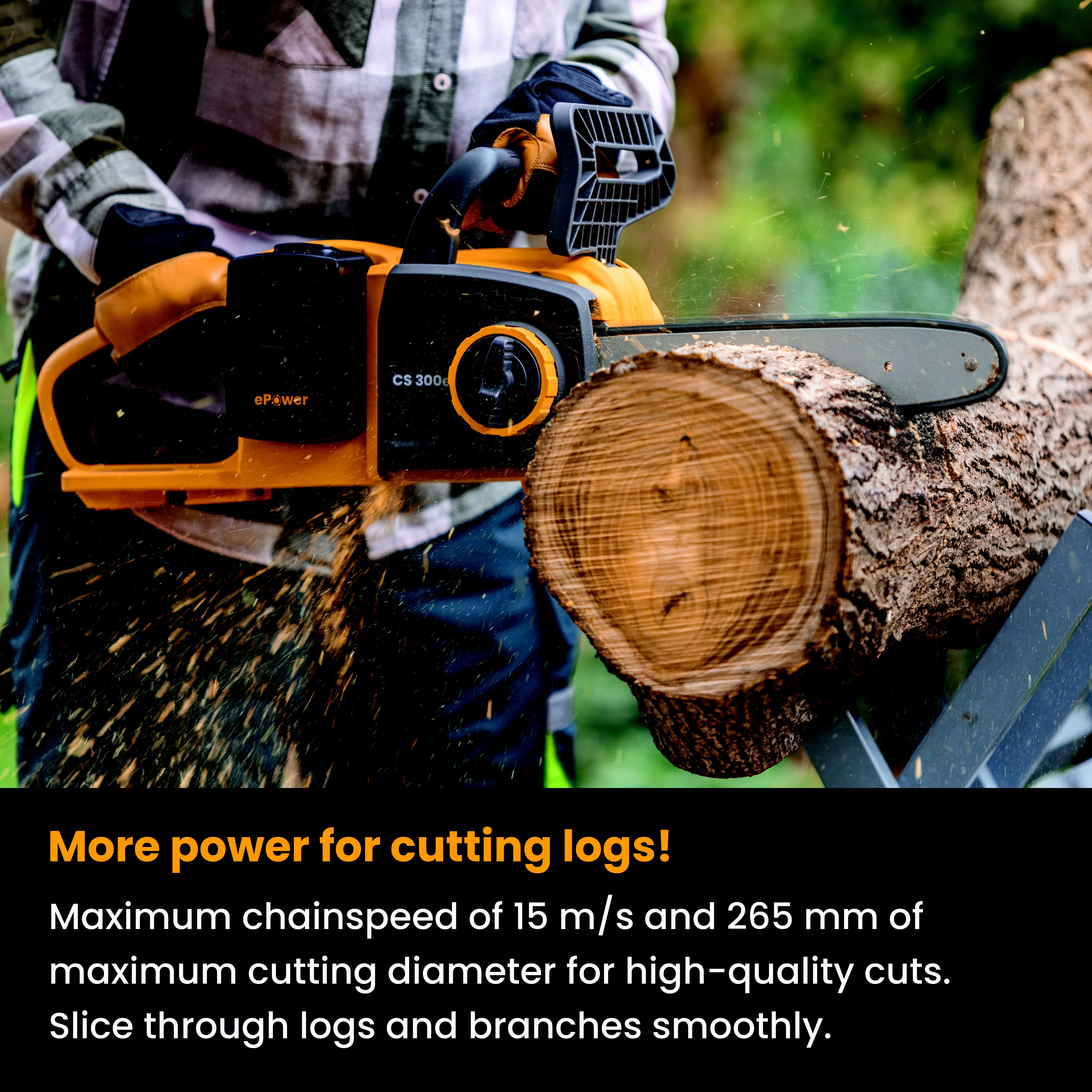 Stiga CS 300e 40V Cordless Chainsaw 300mm