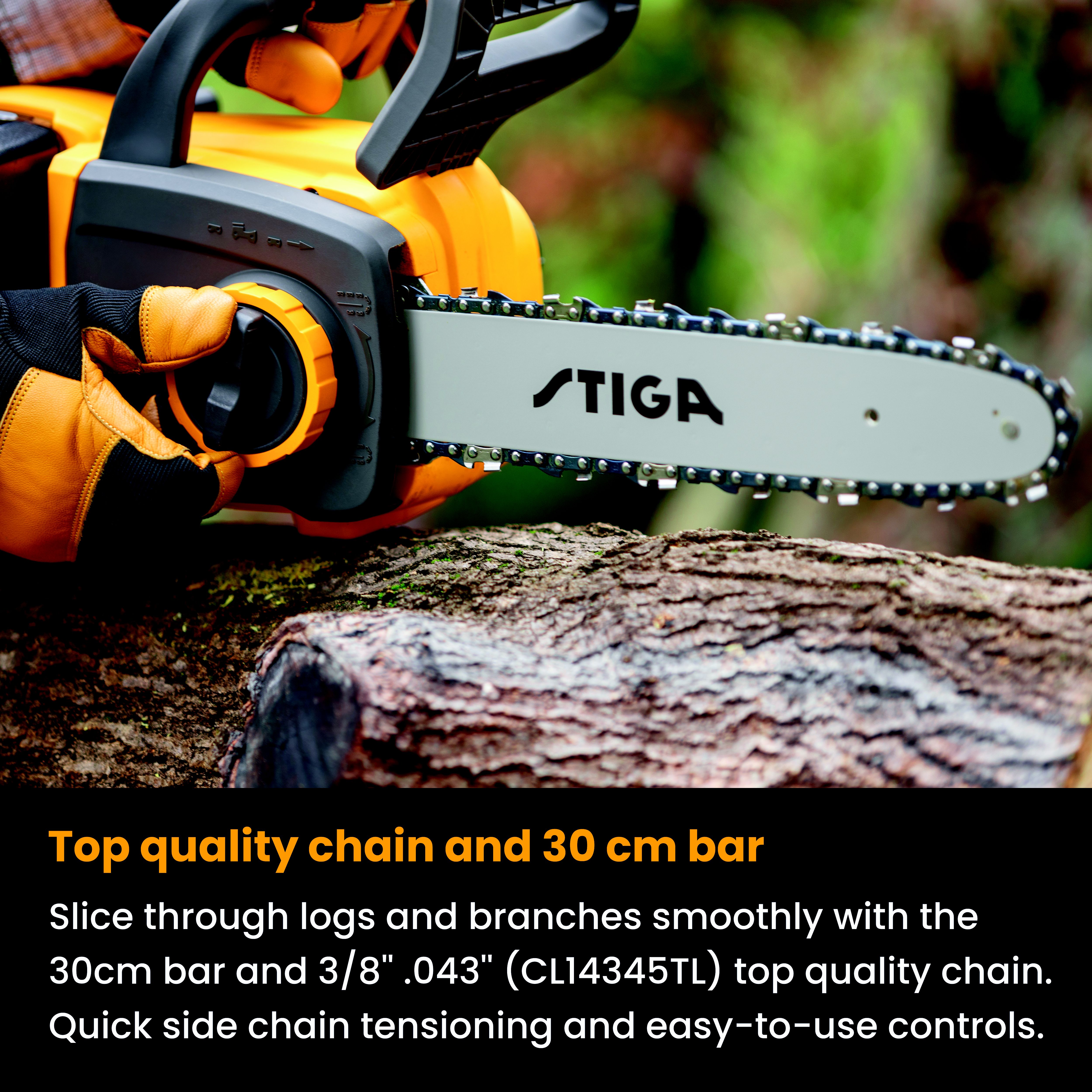 Stiga CS 300e 40V Cordless Chainsaw 300mm