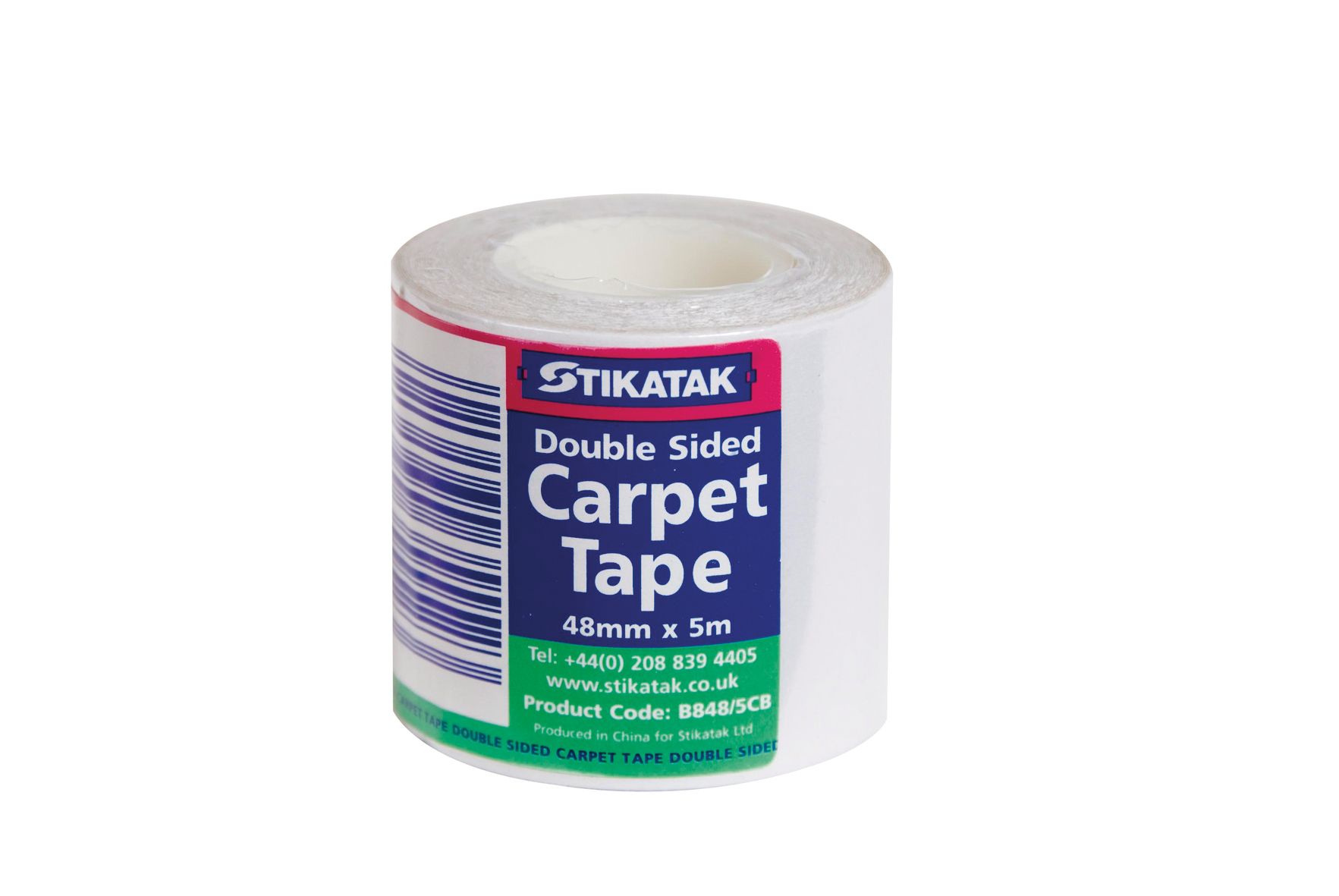 Stikatak White Carpet Tape (W)48mm DIY at B&Q