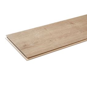 Stoke Natural Gloss Oak effect Laminate Flooring Sample