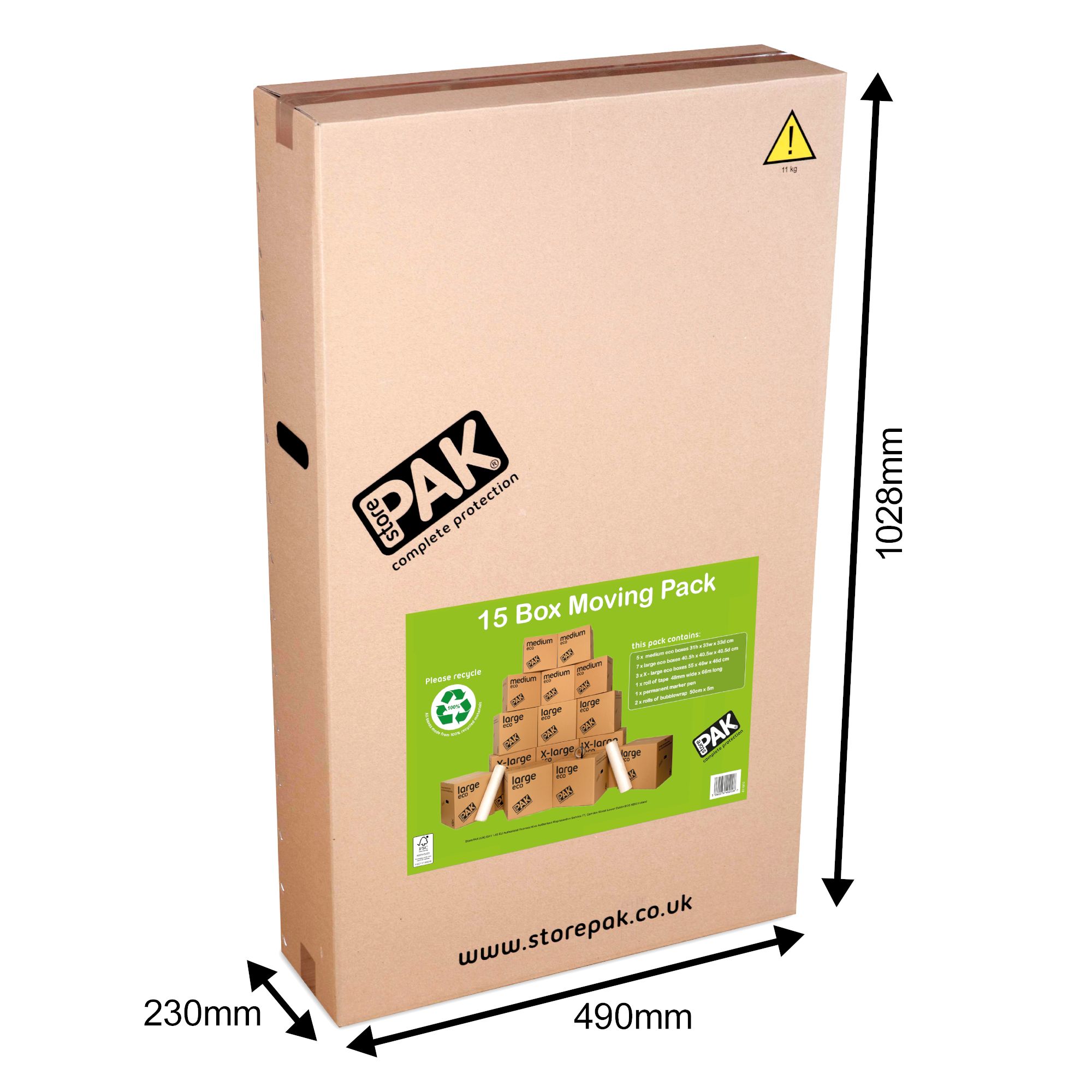 StorePAK 15 Box Eco Moving pack