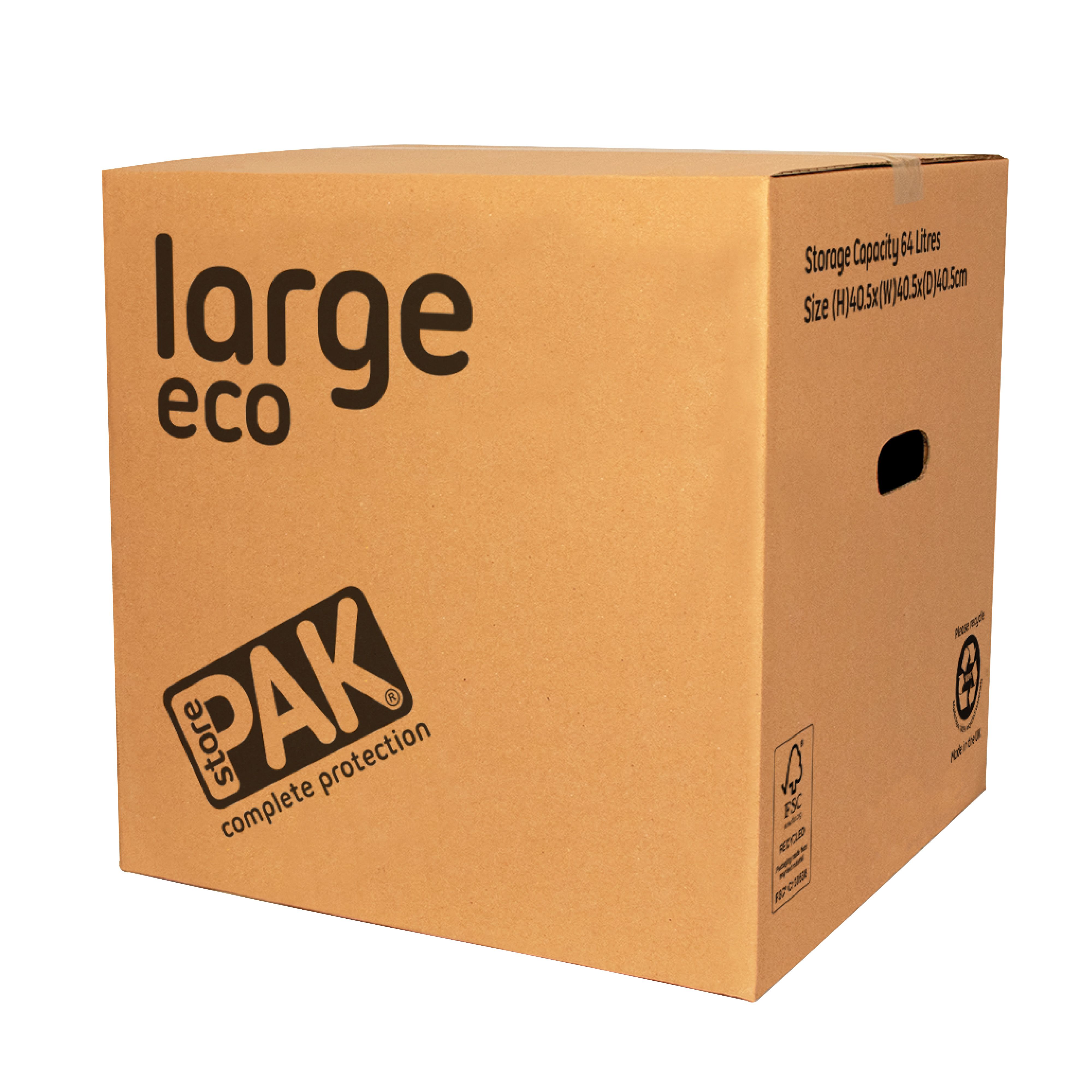 StorePAK Eco Large Cardboard Moving Box, Pack Of 3 | DIY At B&Q