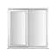 Stormsure Clear Glazed White Timber Left-handed Side hung Casement window, (H)1195mm (W)1195mm