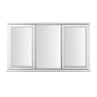 Stormsure Clear Glazed White Timber LH & RH Side hung Casement window, (H)1045mm (W)1795mm