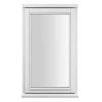 Stormsure Clear Glazed White Timber Right-handed Side hung Casement window, (H)1045mm (W)625mm