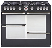 Stoves 444440792 Freestanding Gas Range cooker with Gas Hob - Black