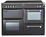 Stoves 444441652 Freestanding Electric Range cooker with Induction Hob - Black
