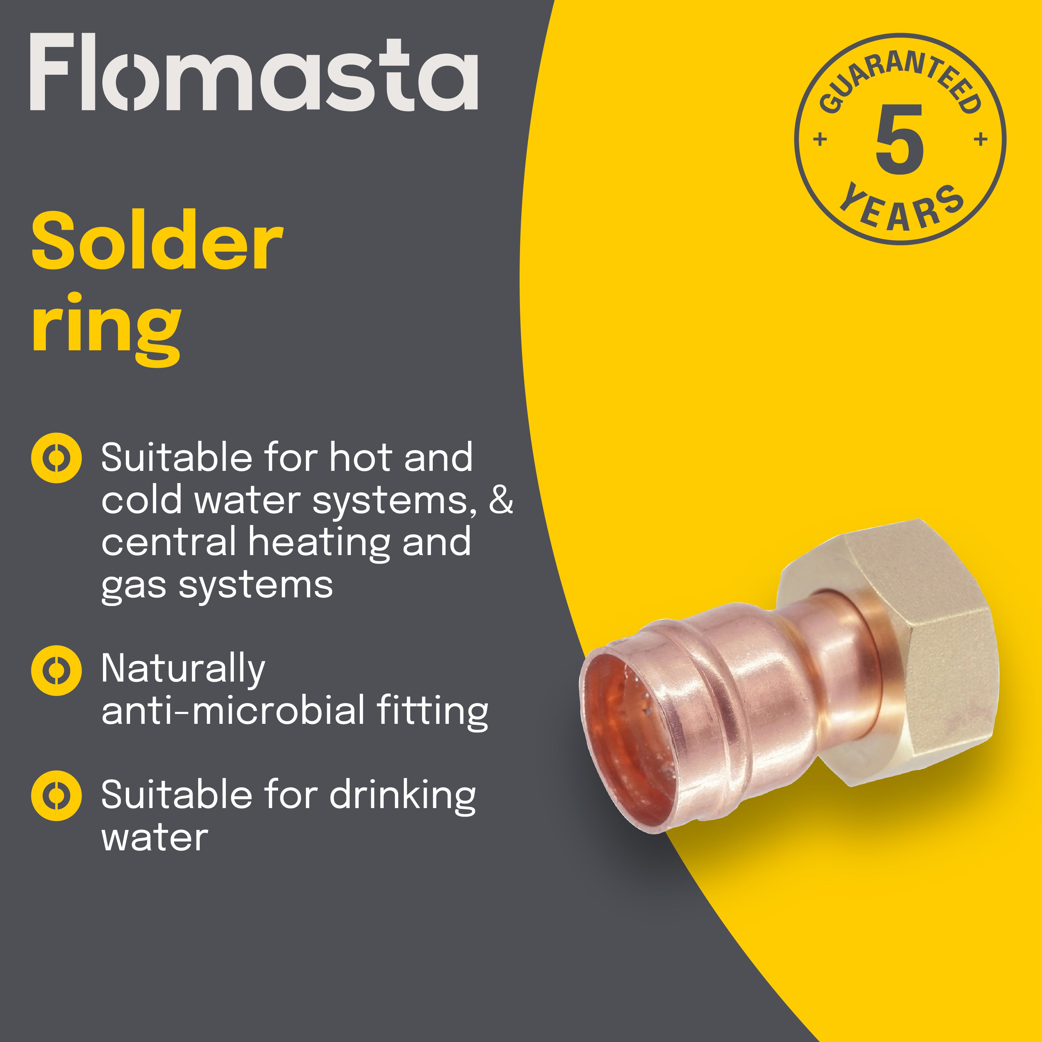 Straight Tap connector, Pack of 2