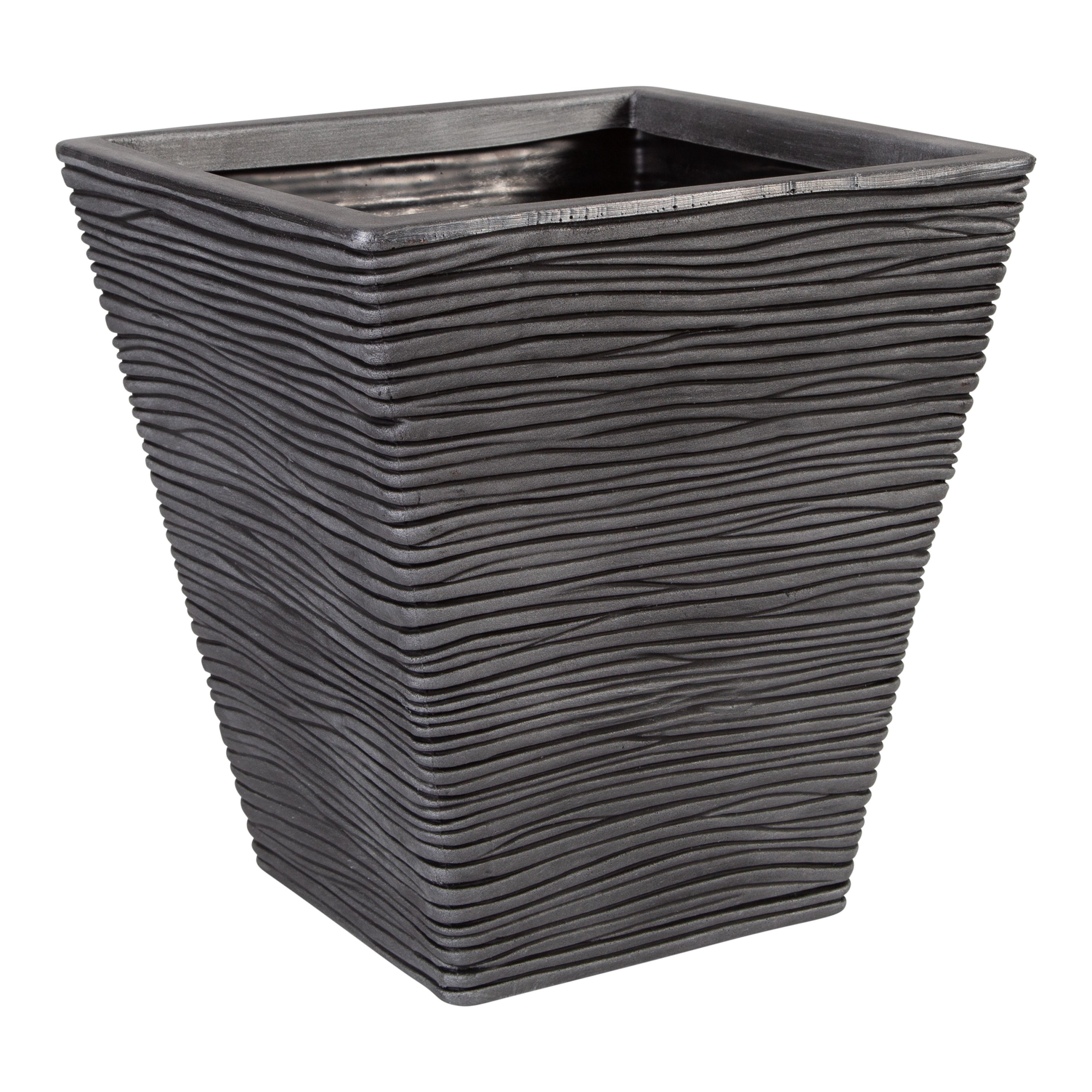 Strata Amalfi Ash Plastic Planter (H)45cm (W)30cm (D)30cm