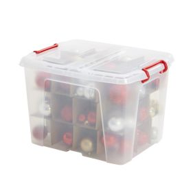 Strata Clear Bauble storage box