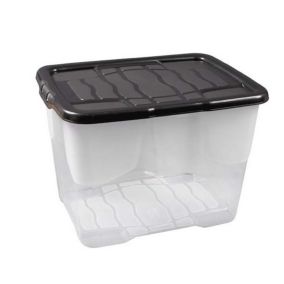 Strata Curve Clear 10L Plastic Stackable Nestable Storage box