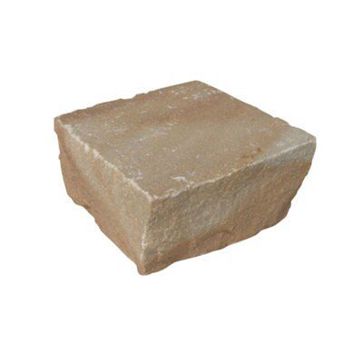 Strata Sandstone Sett, 11.62m² (L)100mm (W)100mm Pack of 1