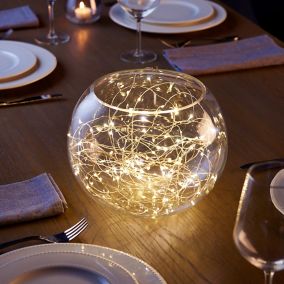 string Battery-powered Warm white 50 LED Indoor String lights