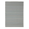 Striped Grey Outdoor Rug 170cmx120cm