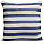 Striped Navy & white Cushion