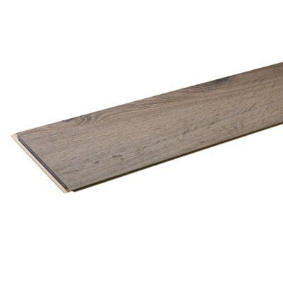 Strood Grey Oak effect Laminate Flooring Sample