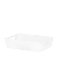 Studio 4.01 White Plastic Nestable Storage basket (H)60mm (W)170mm