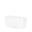 Studio 6.01 White Plastic Nestable Storage basket (H)100mm (W)100mm