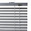 Studio Grey Nickel effect Aluminium Venetian Blind (W)120cm (L)180cm