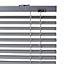 Studio Grey Nickel effect Aluminium Venetian Blind (W)160cm (L)180cm