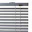 Studio Grey Nickel effect Aluminium Venetian Blind (W)40cm (L)180cm