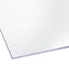 Styrene Clear Polystyrene Flat Glazing sheet, (L)1.8m (W)0.6m (T)4mm