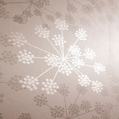 Sublime Sparkle Buttermilk Starburst Smooth Wallpaper