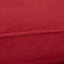 Suedine Plain Red Cushion (L)58cm x (W)58cm