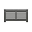 Suffolk Large Grey Radiator cover 900mm(H) 1710mm(W) 200mm(D)
